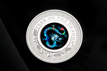 Load image into Gallery viewer, 2024 Australia Opal Series Lunar Year of the Dragon 1oz Silver Proof $1 Coin
