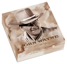 Load image into Gallery viewer, 2022 John Wayne $1 1oz .9999 Silver COIN NGC MS 70 Brown Label