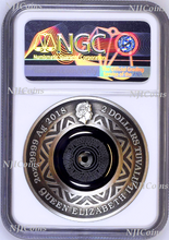 Load image into Gallery viewer, 2018 P Tuvalu Thermometer HIGH RELIEF ANTIQUED 2 Oz Silver $2 COIN NGC PF70 ER