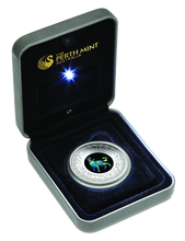 Load image into Gallery viewer, 2018 Australia Opal Series Lunar Year of the Dog 1oz Silver Proof $1 Coin