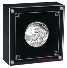 Load image into Gallery viewer, 2021 PROOF Silver Lunar Year of the OX NGC PF70 1/2oz Coin Half Dollar FR