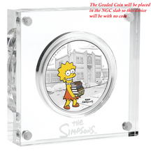 Load image into Gallery viewer, 2019 The Simpsons LISA Simpson Proof $1 1oz Silver COIN NGC PF 70 ER PF70