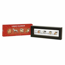 Load image into Gallery viewer, 2018 YEAR OF THE DOG LUNAR CALENDAR 1OZ SILVER PROOF 4-COIN SET Rectangular