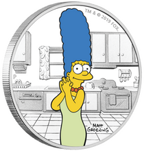 Load image into Gallery viewer, IN STOCK 2019 The Simpsons Marge Simpson 1oz $1 Silver 99.99% Dollar Proof Coin