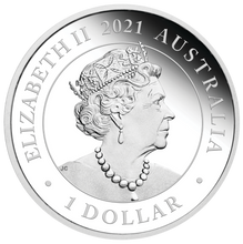 Load image into Gallery viewer, Australia 2021 WEDDING 1 OZ SILVER proof COIN w/ Crystal Embellishment Box GIFT