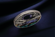 Load image into Gallery viewer, 2023 Ningaloo Eclipse 2oz .9999 Silver Antiqued Colored $2 Coin