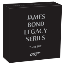 Load image into Gallery viewer, JAMES BOND 007 LEGACY SERIES 2nd ISSUE 2022 1oz SILVER PROOF Colored $1 COIN