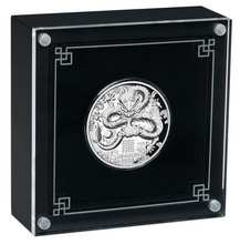 Load image into Gallery viewer, AUSTRALIAN 2024 Lunar Year of the Dragon 1oz $1 Silver HIGH RELIEF COIN "P125"