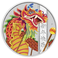 Load image into Gallery viewer, 2019 Happy Chinese New Year 1oz Silver $1 Dollar Coin Spring Festival Gift