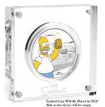 Load image into Gallery viewer, 2019 The Simpsons Homer Simpson Proof $1 1oz Silver COIN NGC PF 70 ER