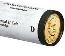 Load image into Gallery viewer, 8 Coin Set 2014 P & D President Harding Coolidge Hoover FDR Presidential Dollar