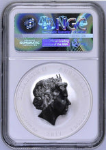 Load image into Gallery viewer, 2017 P Australia GILDED Silver Lunar Year of Rooster NGC MS 70 1 oz Coin w/OGP