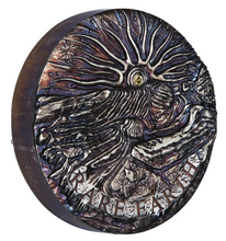 Load image into Gallery viewer, Rare Earth 2018 5oz Silver High Relief Patina Coin w/ golden diamond Australia