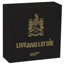Load image into Gallery viewer, JAMES BOND 007 LIVE AND LET DIE 2023 1oz SILVER PROOF Colored $1 COIN