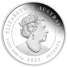 Load image into Gallery viewer, 2021 Australia NEWBORN BABY 1/2 oz SIlver Proof 50c Coin Colorized