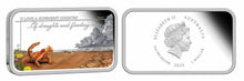 Load image into Gallery viewer, AUSTRALIA SUNBURNT COUNTRY DROUGHTS & FLOODING RAINS 2015 1OZ SILVER PROOF COIN