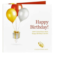 Load image into Gallery viewer, 2019 S US Mint Happy Birthday Proof 5 Coin Set (19RE) with Gift Card Folder