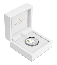 Load image into Gallery viewer, Australia 2021 WEDDING 1 OZ SILVER proof COIN w/ Crystal Embellishment Box GIFT