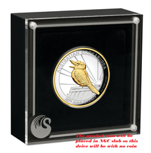 Load image into Gallery viewer, 2020 Australia GILT HIGH RELIEF 2oz Silver Kookaburra 30 Ann $2 Coin NGC PF70 FR