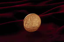 Load image into Gallery viewer, 2023 Diwali Festival 1oz .9999 Silver MEDALLION Gilt Gilded by 24k gold