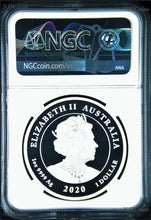 Load image into Gallery viewer, Voyage of Discovery Endeavour 1770-2020 Silver NGC PF70 1oz $1 Coin FR