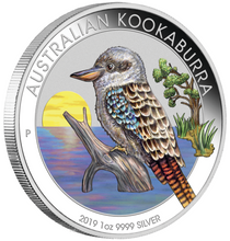 Load image into Gallery viewer, 2019 P Berlin Show Australia COLORED Kookaburra Silver NGC MS 70 1oz $1 Coin ER