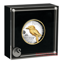 Load image into Gallery viewer, 2022 Australia GILT PROOF HIGH RELIEF 2oz Silver Kookaburra $2 Coin NGC PF70 FR