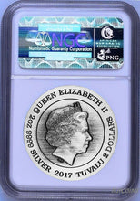 Load image into Gallery viewer, 2017 STAR TREK The Next Generation COMMANDER WORF 2oz $2 SILVER COIN NGC MS70 FR