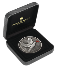 Load image into Gallery viewer, 2018 End of WWI 100th Anniversary 5oz Silver Coin NGC MS70 Australia Antiqued $8