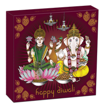 Load image into Gallery viewer, 2021 TUVALU Diwali Festival Hindu New Year Gift 1oz Silver Gilt NGC PF70 Medal