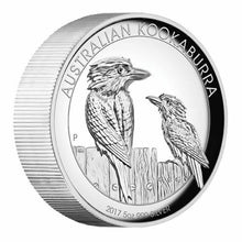 Load image into Gallery viewer, 2017 P Australia HIGH RELIEF 5oz Silver Kookaburra $8 Coin NGC PF70 UC ER + OGP