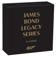 Load image into Gallery viewer, 2023 James Bond Proof $50 1/4oz Gold COIN NGC PF70 LEGACY II Roger Moore FR