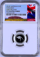 Load image into Gallery viewer, 2016 Australia Red Kangaroo Silver Proof 4 Coin Set NGC PF70 1 1/2 1/4 1/10oz ER