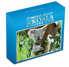 Load image into Gallery viewer, 2015 P Australia HIGH RELIEF 1oz Silver Koala $1 Coin NGC PF70 UC ER +COA/BOX