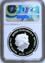 Load image into Gallery viewer, 2016 Star Trek 50th Ann. U.S.S. Enterprise NCC-1701 Silver $1 Coin NGC PF70