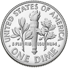 Load image into Gallery viewer, 4x 2021 S Clad PROOF ROOSEVELT DIME GEM DEEP CAMEO coin