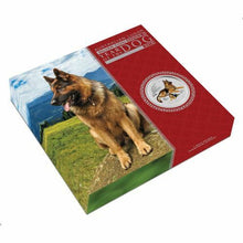 Load image into Gallery viewer, 2018 Australia Lunar Year of the DOG 1 Kilo Gemstone Silver $30 Coin NGC SP 70