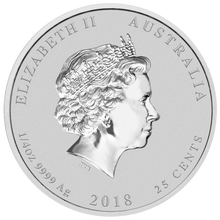 Load image into Gallery viewer, RARE 2018 Australia Colored Silver Lunar Year of the Dog NGC "PF" 70 1/4 oz Coin