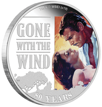 Load image into Gallery viewer, 2019 GONE WITH THE WIND 80th ANNIVERSARY 1oz $1 Silver 99.99% Dollar Proof Coin