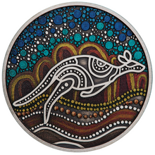 Load image into Gallery viewer, 2023 KANGAROO YONGKA 2oz .9999 Silver Antiqued Colored $2 Coin