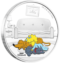 Load image into Gallery viewer, 2019 The Simpsons MAGGIE Simpson Proof $1 1oz Silver COIN NGC PF 70 ER PF70