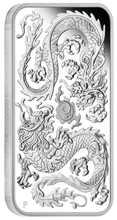 Load image into Gallery viewer, 2020 DRAGON 1oz SILVER PROOF RECTANGULAR COIN AUSTRALIA 3,888 MINTAGE ONLY