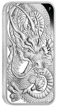 Load image into Gallery viewer, 2021 DRAGON 1oz SILVER PROOF RECTANGULAR COIN AUSTRALIA 3,888 MINTAGE ONLY