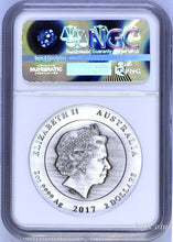 Load image into Gallery viewer, 2017 P AUSTRALIA Koala HIGH RELIEF ANTIQUED 2 Oz Silver $2 COIN NGC MS70 ER