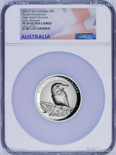 Load image into Gallery viewer, 2021 First Incused Proof HIGH RELIEF 5oz Silver Kookaburra $8 Coin NGC PF69 ER