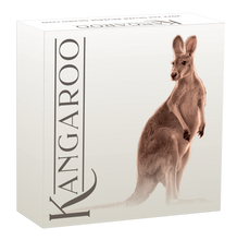 Load image into Gallery viewer, FIRST Reverse-Gilded 2022 Kangaroo Proof Silver 2 oz $2 Coin Australia