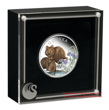 Load image into Gallery viewer, 2023 Australia Quokka Silver Colored Proof NGC PF69 Double Dates 1oz $1 Coin ER