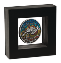 Load image into Gallery viewer, 2023 KANGAROO YONGKA 2oz .9999 Silver Antiqued Colored $2 Coin