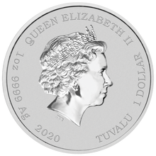 Load image into Gallery viewer, 2020 Simpson KRUSTY THE CLOWN $1 Silver .9999 Dollar Bullion Coin