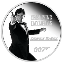 Load image into Gallery viewer, JAMES BOND 007 LEGACY SERIES 3rd ISSUE 2023 1oz SILVER PF $1 COIN Timothy Dalton
